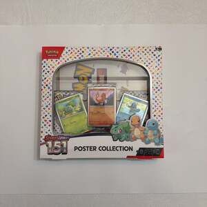 Pokemon 151 Scarlet & Violet TCG Poster Collection Box (Sealed)
